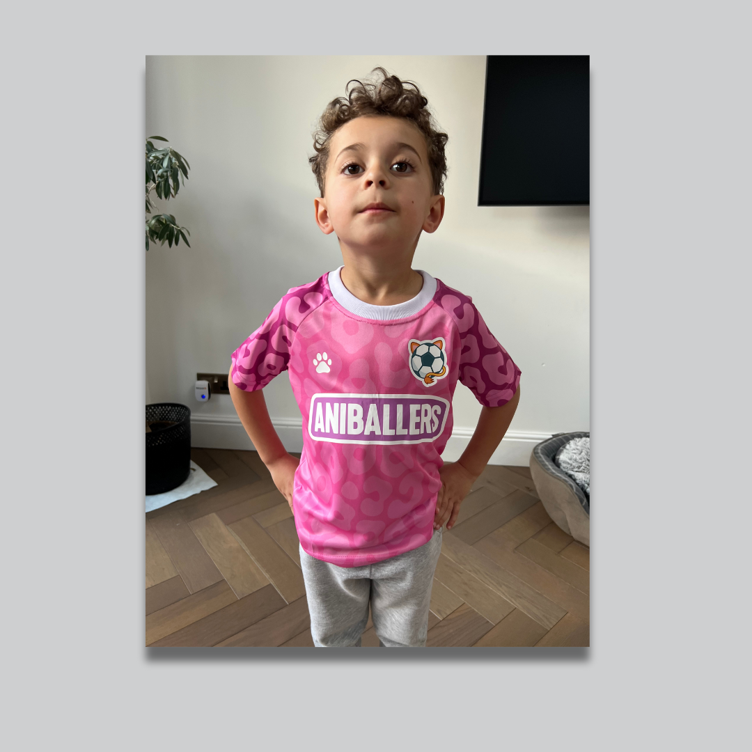 Aniballers FC ESSI 10 Shirt – Pink Leopard Edition