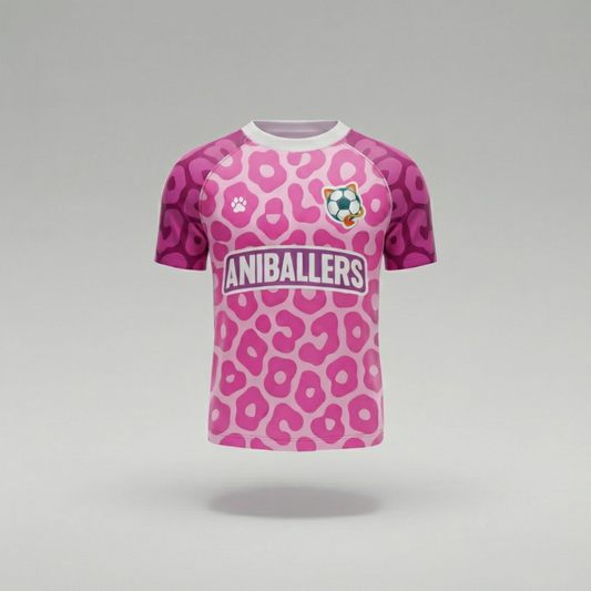 Aniballers FC ESSI 10 Shirt – Pink Leopard Edition