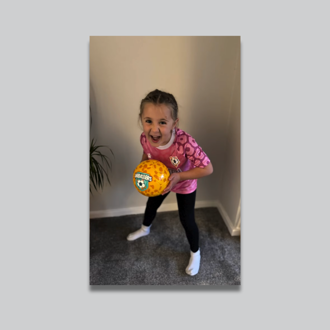 Aniballers FC ESSI 10 Shirt – Pink Leopard Edition