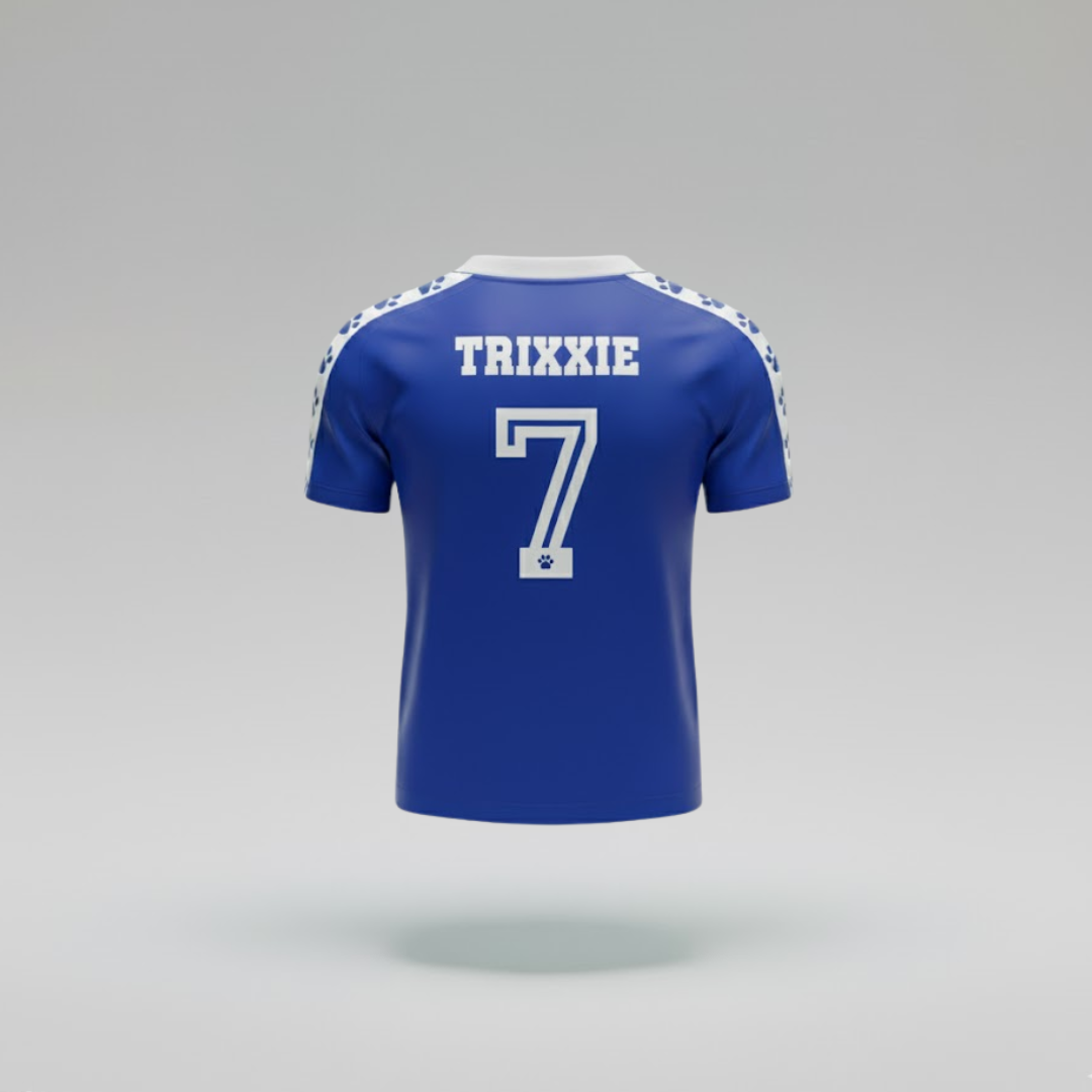 Aniballers FC TRIXXIE 7 Shirt - Red & Blue Club Edition